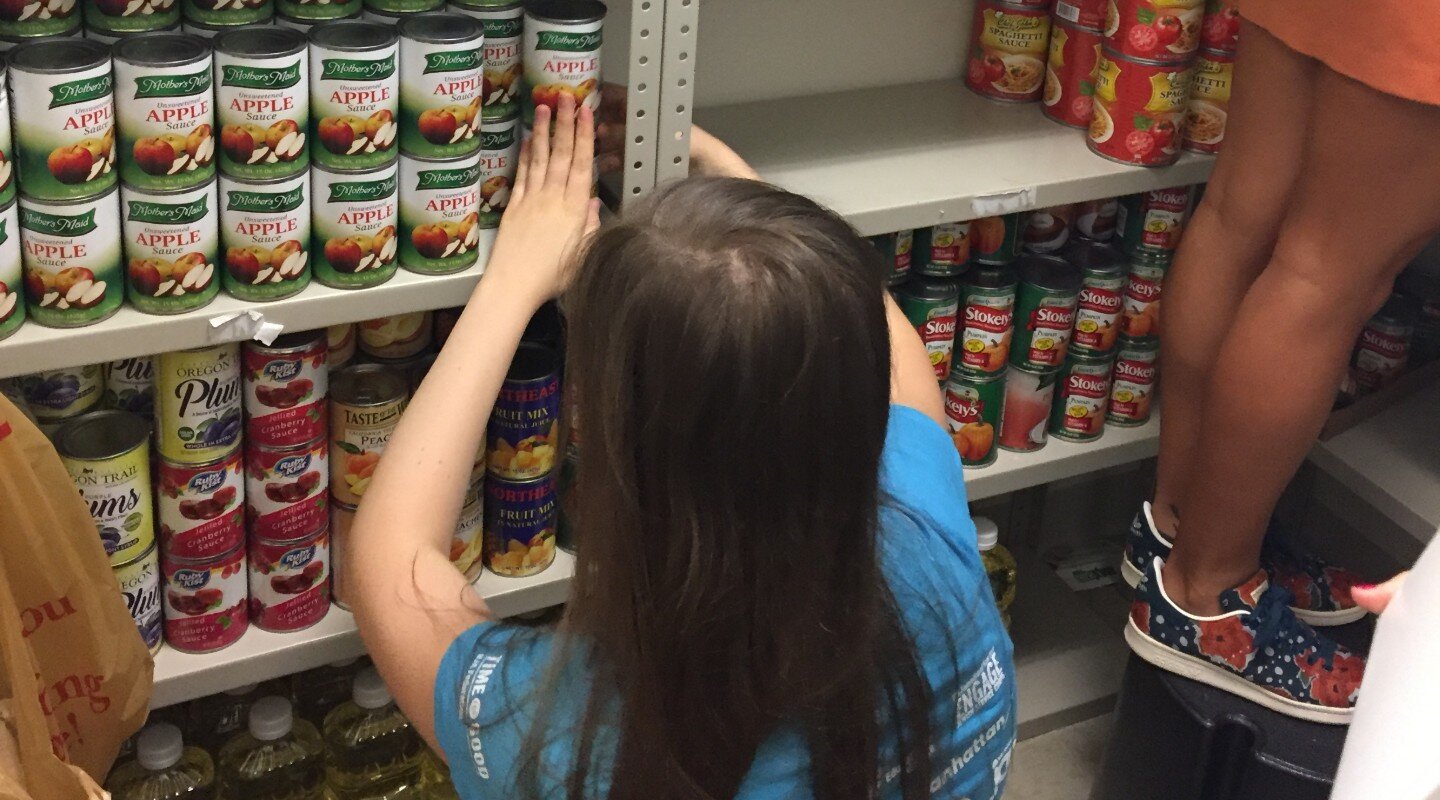This food pantry is run by the Met Council on Jewish Poverty in New York. (Courtesy of Met Council)