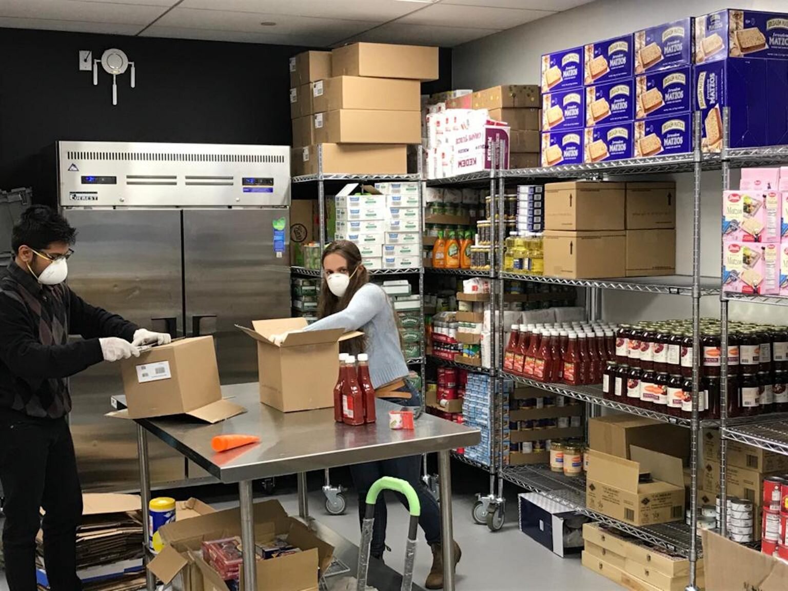 Met Council food pantry is in operation to keep people fed during the Covid-19 crisis.