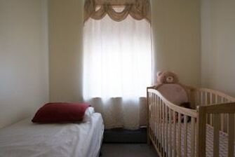 An empty room at Sanctuary for Families.