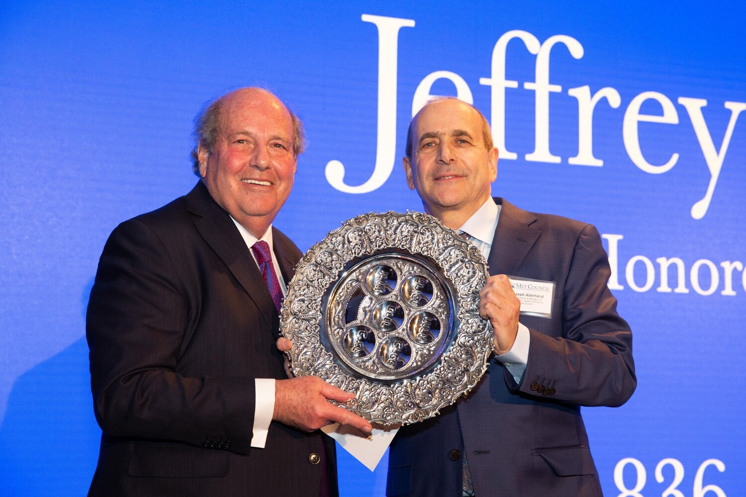 Jeffrey Feil, accepting his award